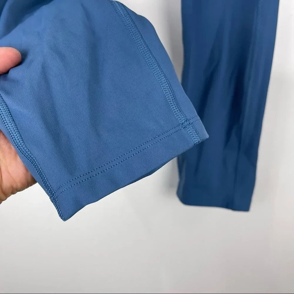 Lorna Jane Blue High Waist Cropped Core Compression 3/4 Capri Leggings Women's - Picture 6 of 8